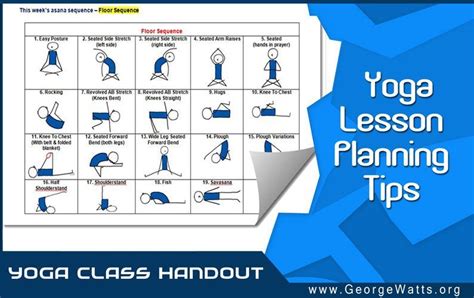 Yoga Class Handouts Free Downloadable Editable Free Yoga Classes