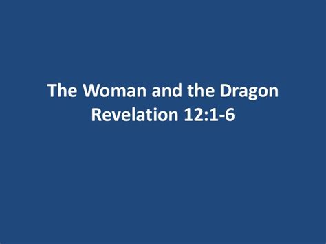 Revelation 12 The Woman And The Dragon