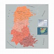 Mapa Municipios Palencia | Vector maps