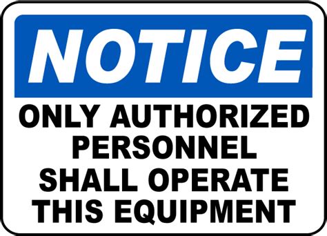 Only Authorized Personnel Sign E By Safetysign Com