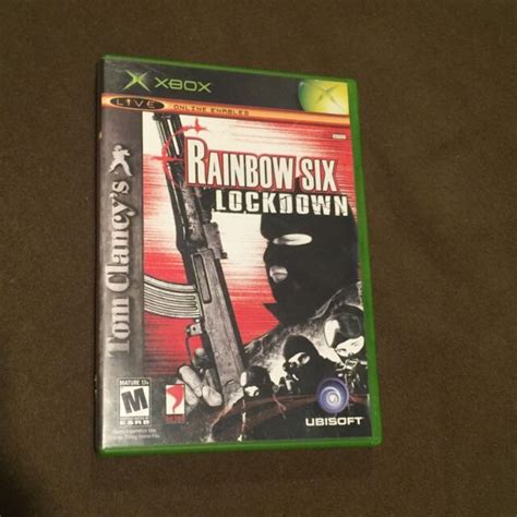Original Microsoft Xbox Video Game Tom Clancys Rainbow Six Lockdown