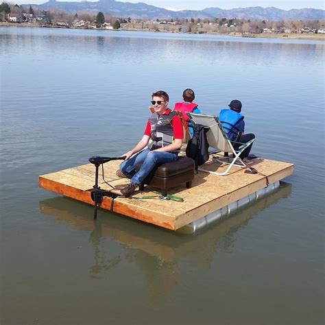 Exploring the watery surfaces requires a functional boat. DIY Pontoon Boat - The Prepared Page