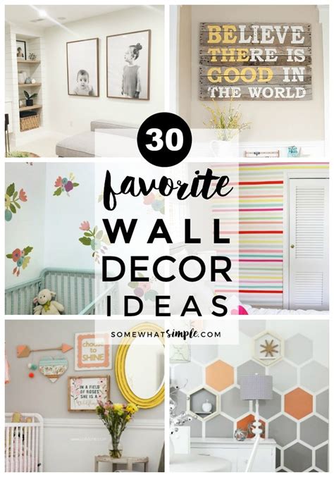 Designs can range from tiny frames to oversize 3d sculptures, but you shouldn't let the vast choices discourage you. Wall Decor Ideas - How to Decorate a Blank Wall - Somewhat ...