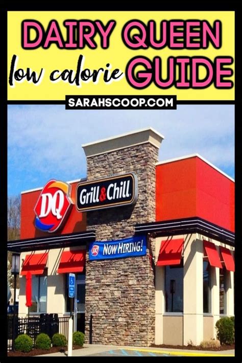 Maybe you would like to learn more about one of these? Dairy Queen Low Calorie Guide | Sarah Scoop