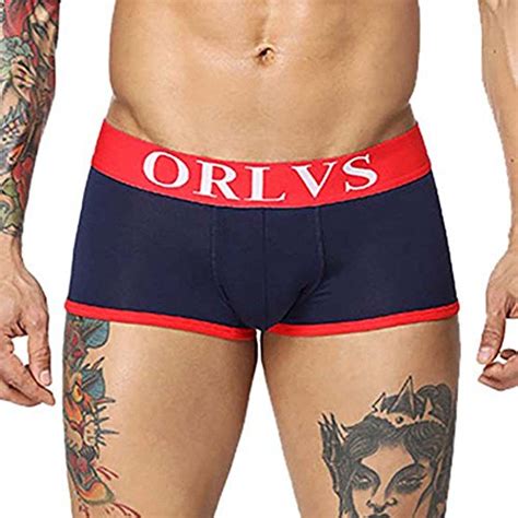 Buy Theshyunderwear 2018 Orlvs Men Sexy Underwear Printed Briefs Shorts Bulge Pouch Underpants