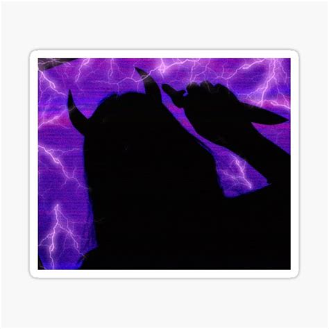 Aesthetic Girl With Devil Horns Sticker By Devilish1029 Redbubble