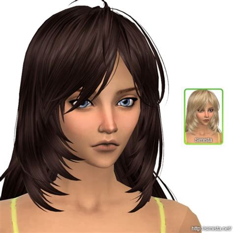 Simista Kijiko Ocelot Hair Retextured Sims 4 Hairs