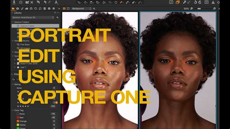 How I Edit Raw Portrait Images Capture One Tutorial Youtube