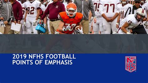 2019 Nfhs Football Playing Rule Changes Youtube