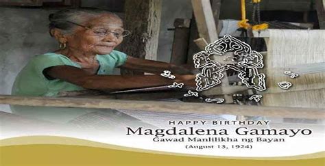 Magdalena Gamayo Gawad Manlilikha Ng Bayan The Philippines Today