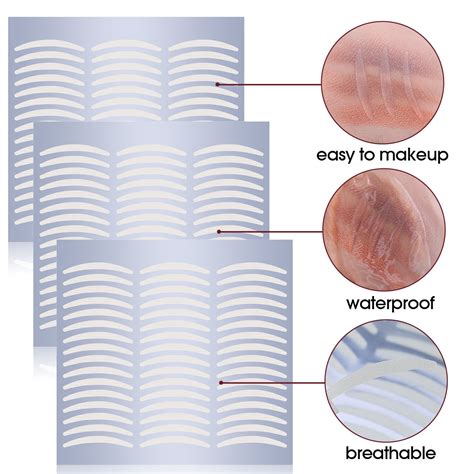 Ins Hot Natural Invisible Fiber Single Side Sticky Eyelid Tape Stickers