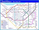 San Jose Subway Map - TravelsFinders.Com