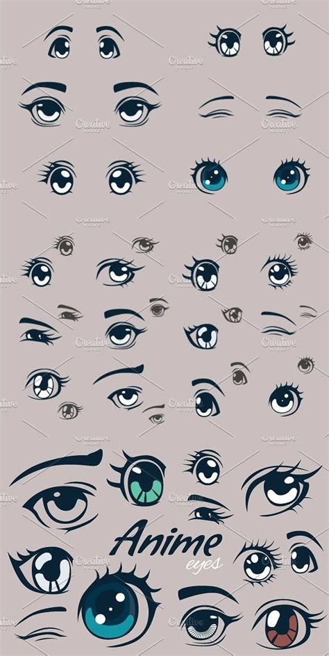Anime Eyes Girl Eyes Drawing Cute Cartoon Eyes