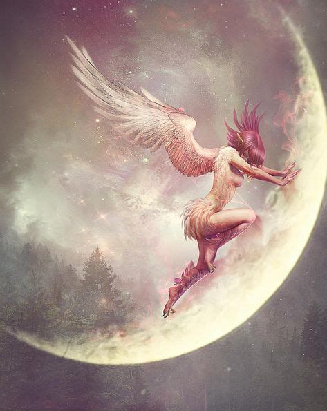 Moon Dreams By Vasylina On Deviantart With Images Fantasy Portraits