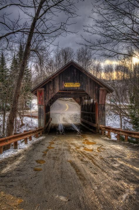 Emilys Bridge Stowe Vermont Photograph By Joann Vitali