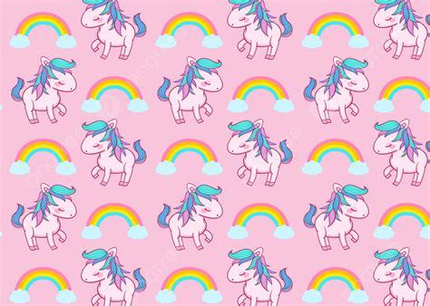 Cute Unicorn Pattern Background Desktop Wallpaper Wallpaper Cute