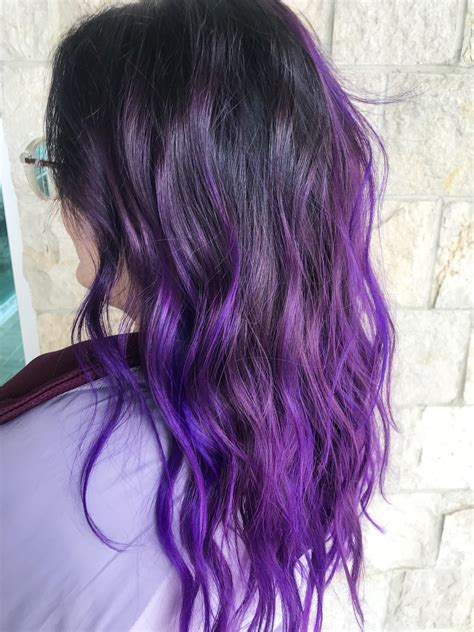 Arctic Fox Purple Rain Balayage I Did A Couple Days Ago Hair Color