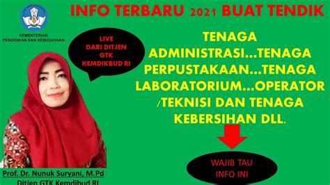 Live Paparan Langsung Prof Nunuk Suryani Ditjen Gtk Kemdikbud Ri