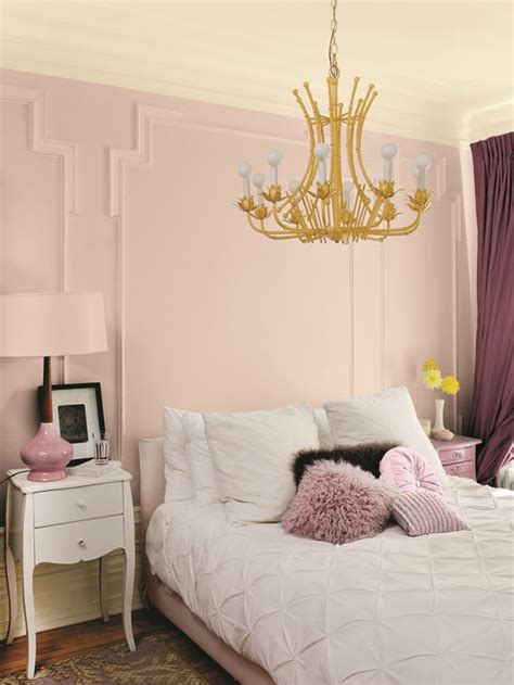 Beige Bedroom Design Ideas Renovations And Photos With Pink Walls