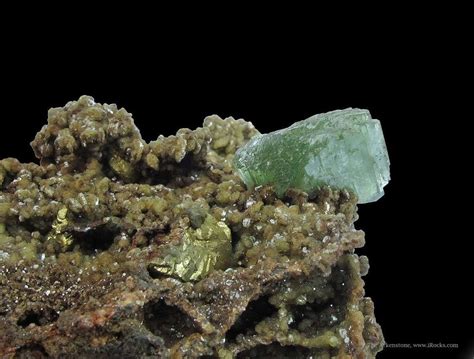 Rare Ludlamite From Mexican Locality Textbook Crystal Formation
