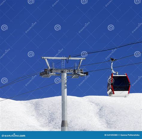 Gondola Lift At Ski Resort In Nice Day Stock Photo Image Of Nature