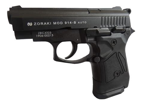 Pistola Traumatica Zoraki 914 Negro 9mm Cañon Abierto Envío Gratis