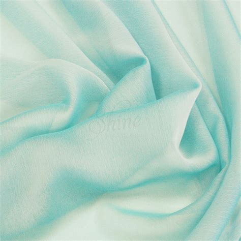 Shot Chiffon Serene Sky Blue Shine Trimmings And Fabrics