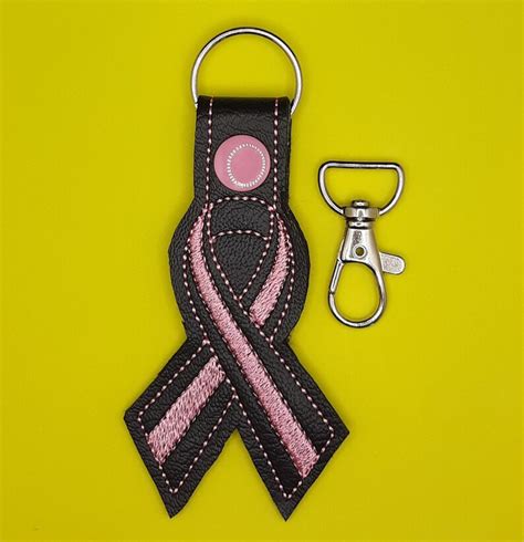 Support Awareness Ribbon Key Fobs Breast Cancer Infant Etsy