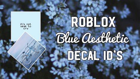 30 Aesthetic Blue Roblox Decals Theme Loader