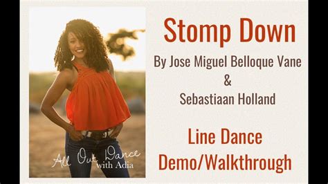 Stomp Down Line Dance Demo And Walkthrough Youtube
