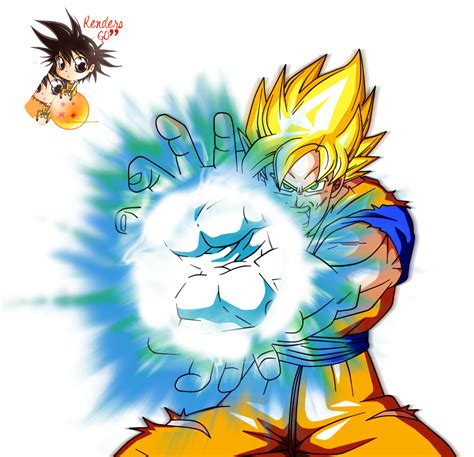 Goku Ssj Kamehameha By Gokudesings On Deviantart