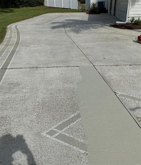Driveway Painting Project In Apopka Fl By A Painters Touch Llc