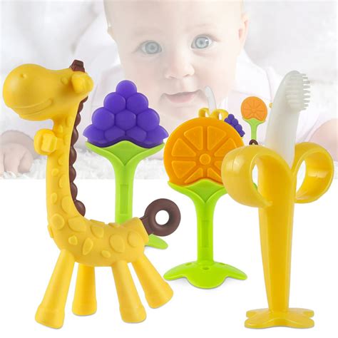 Teething Toys For Babies 0 6 Monthssoft And Textured