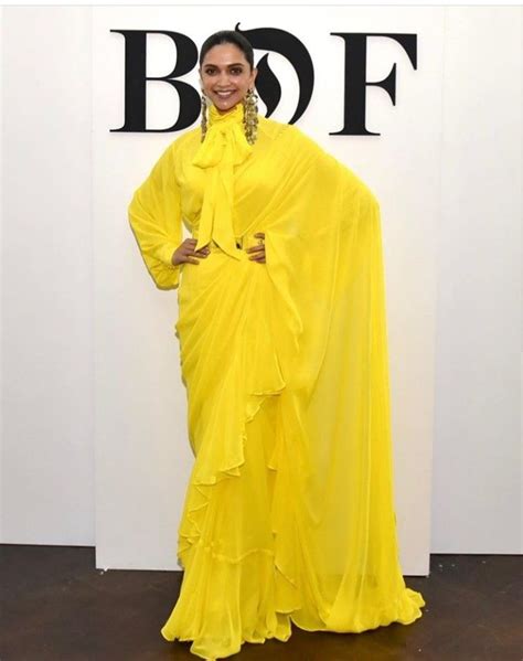 Deepika Padukone At Bof Sabyasachi Pakistani Fashion Bollywood