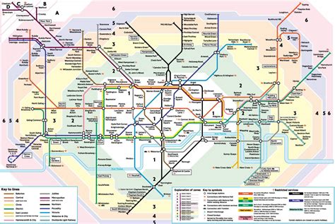 Mappa Zone Londra