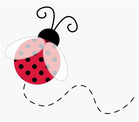 Bug Clipart Embroidery Lady Bug Flying Clip Art Hd Png Download