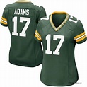 Women's Green Bay Packers Davante Adams Green Game Team Color Jersey By ...