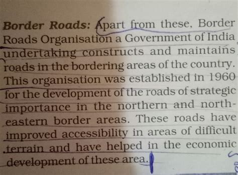 What Is The Significance Of The Border Roads Social Science Life