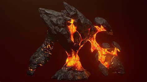 Lava Monster in Characters - UE Marketplace