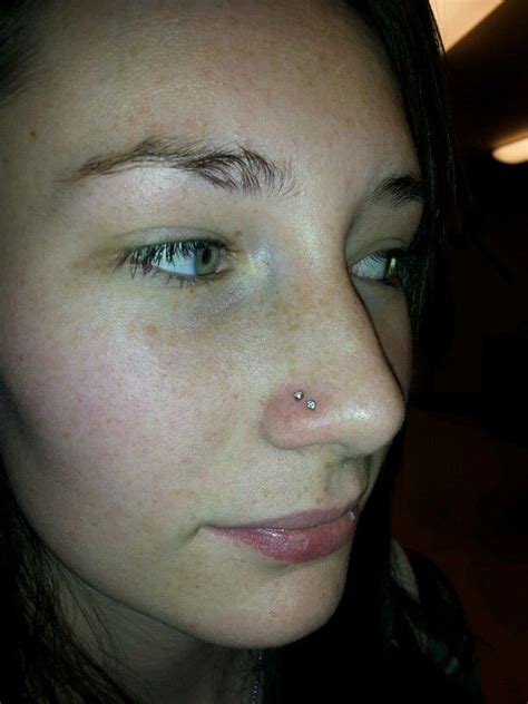 Another variation of nostril piercing is the triple nostril piercing. Double nostril piercing #doublenosepiercing# ...