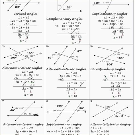Rate free gina wilson answer keys form. Parallel Lines And Transversals Worksheet Answer Key