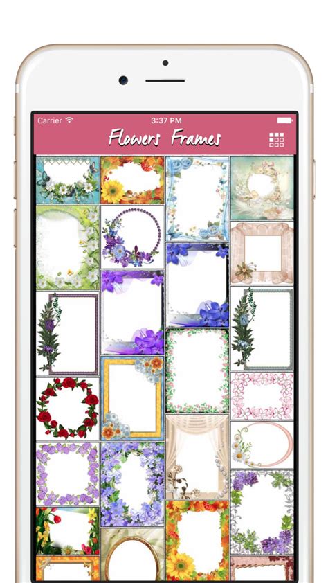 Flowers Photo Frames Flowers Borders Effects для Iphone — Скачать