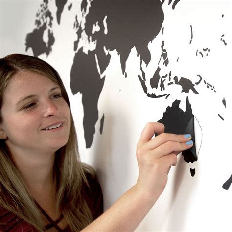 Travel The World With This Peel Out Silhouette Vinyl Wall Decal