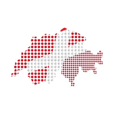 Mapa De Suíça Com Bandeira Ilustração Do Vetor Ilustração De Independência 139236442