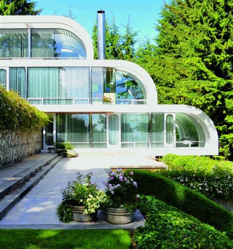 With Tiered Infinity Pools And Curved Steel This West Vancouver Arthur