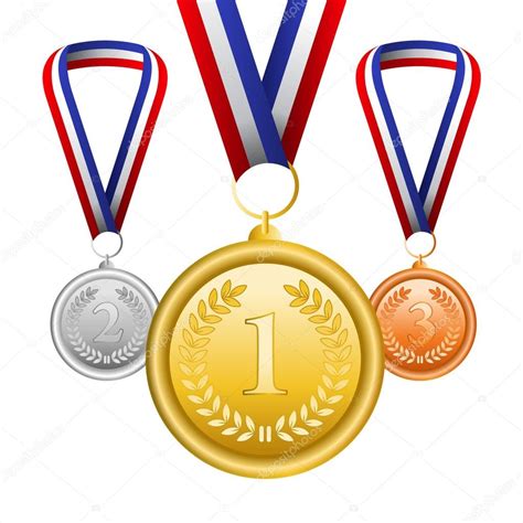 Conjunto De Medallas Campeón — Vector De Stock © Steinar14 62907439