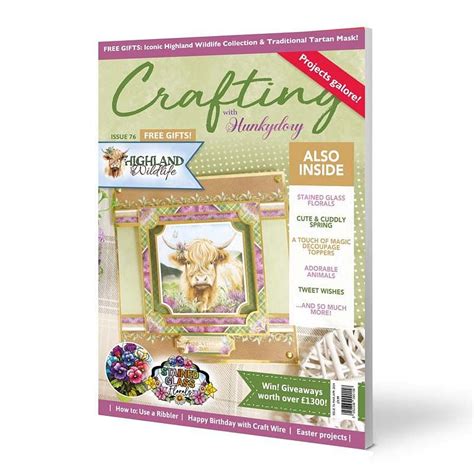 Crafting With Hunkydory Project Magazine Issue Hunkydory Crafts