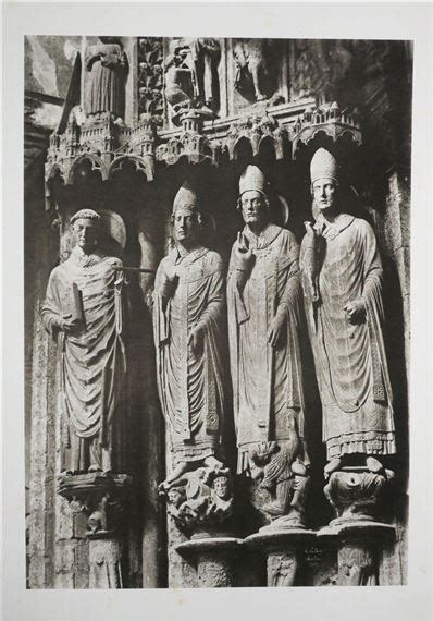 Henri Le Secq Decoration Of Statues Cathedral Of Chartres Circa