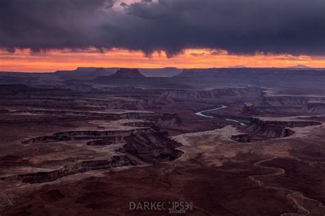 Green River Overlook During Sunset Storm — Fine Art Landscape And Nature