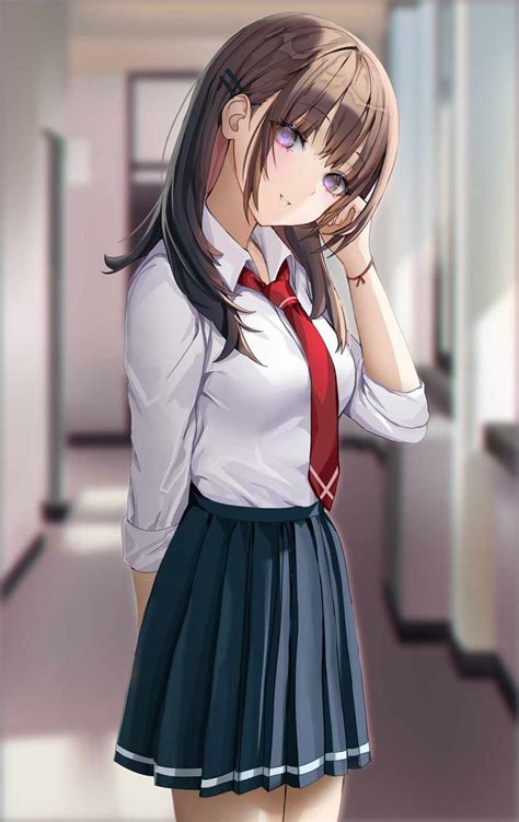 School Girl Anime Iphone Wallpapers